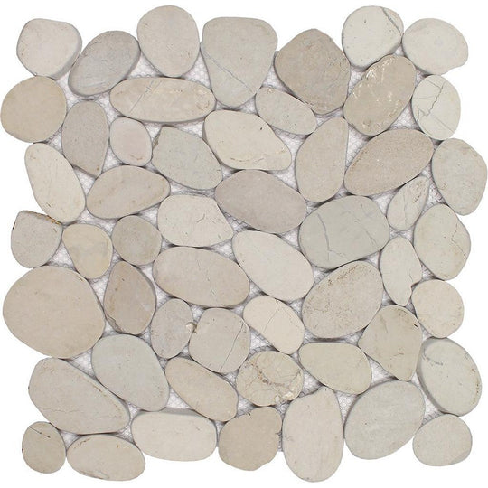 Tesoro 11.75" x 11.75" Ocean Stones Natural Stone Sliced Mosaic