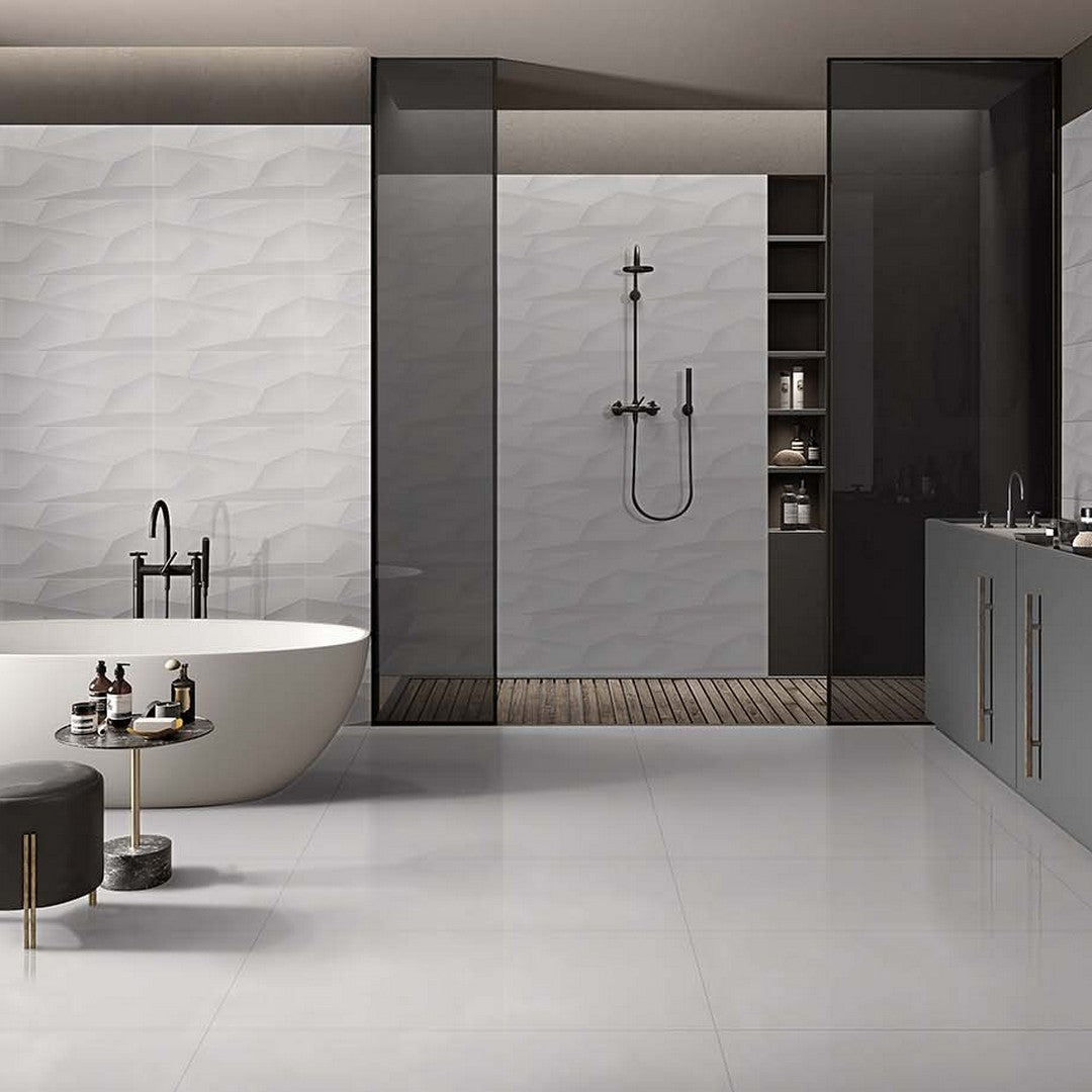 Kertiles-12-x-24-Bianco-Rectified-Glossy-Porcelain-Tile-Bianco-Dune