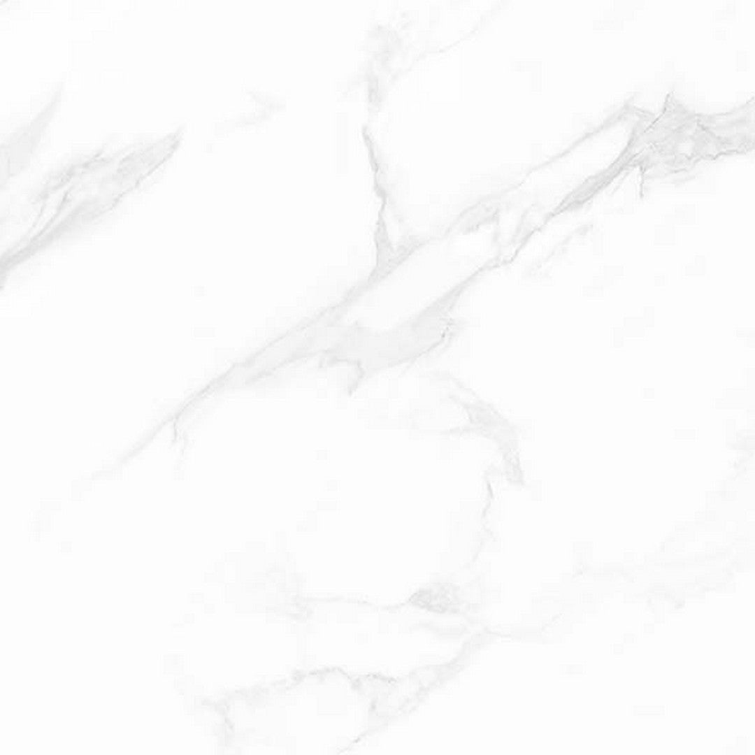 Kertiles 24" x 24" Marble Carrara Polished Porcelain Tile