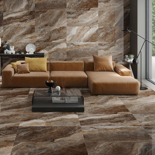 Tesoro-24-x-48-Galaxy-Rectified-Polished-Porcelain-Tile-Brown