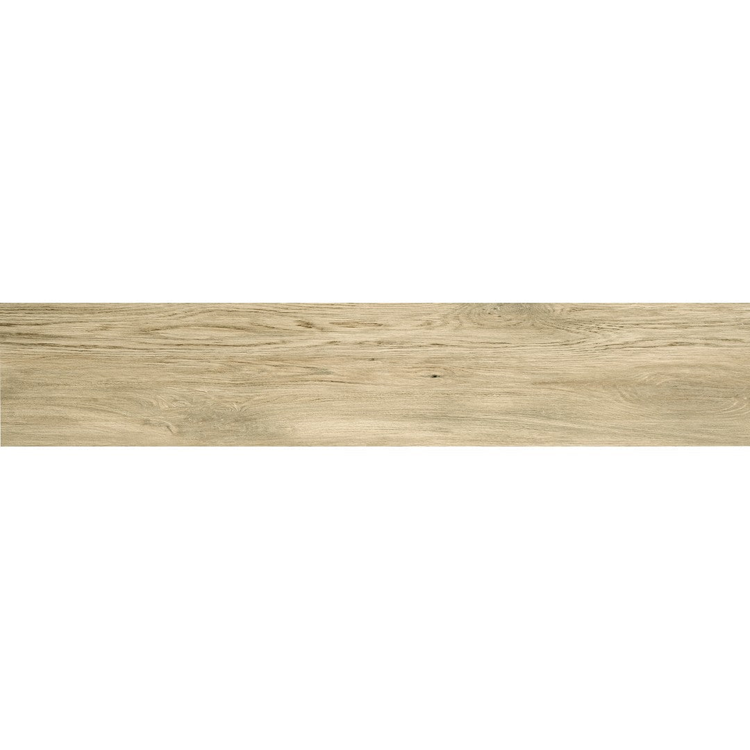 Tesoro 9" x 48" Larvic Pressed Matte Porcelain Wood Plank