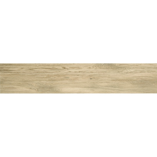 Tesoro 9" x 48" Larvic Pressed Matte Porcelain Wood Plank