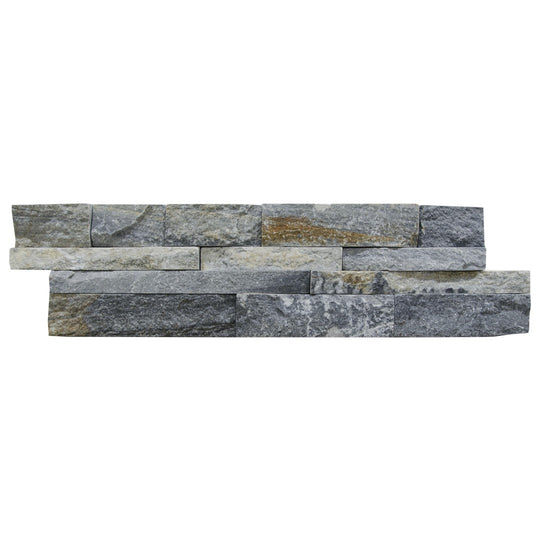 Keystone 6" x 24" Copper Natural Ledger Stone Mosaic