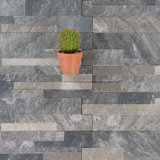 Keystone 6" x 16" Nativa Porcelain Ledger Tile-Dark