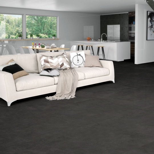 Tesoro-32-x-32-Metropoli-Rectified-Glossy-Porcelain-Tile-Negro-