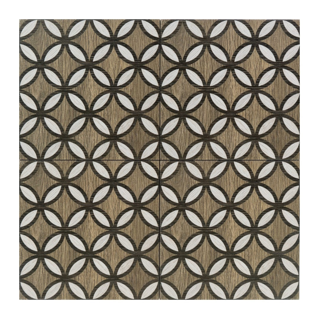 Keystone 8" x 8" Cementine Home Matte Porcelain Deco Tile