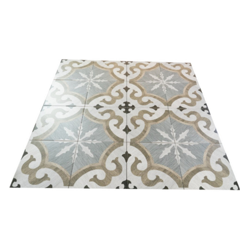 Keystone 8" x 8" Cementine Home Matte Porcelain Deco Tile-A6