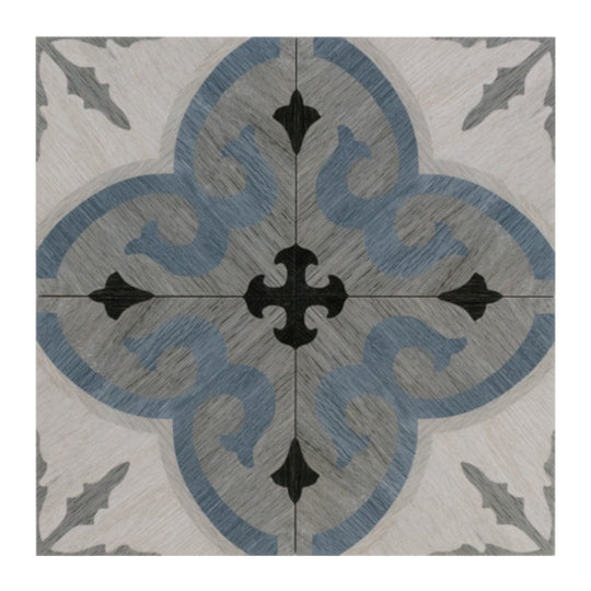 Keystone 8" x 8" Cementine Home Matte Porcelain Deco Tile