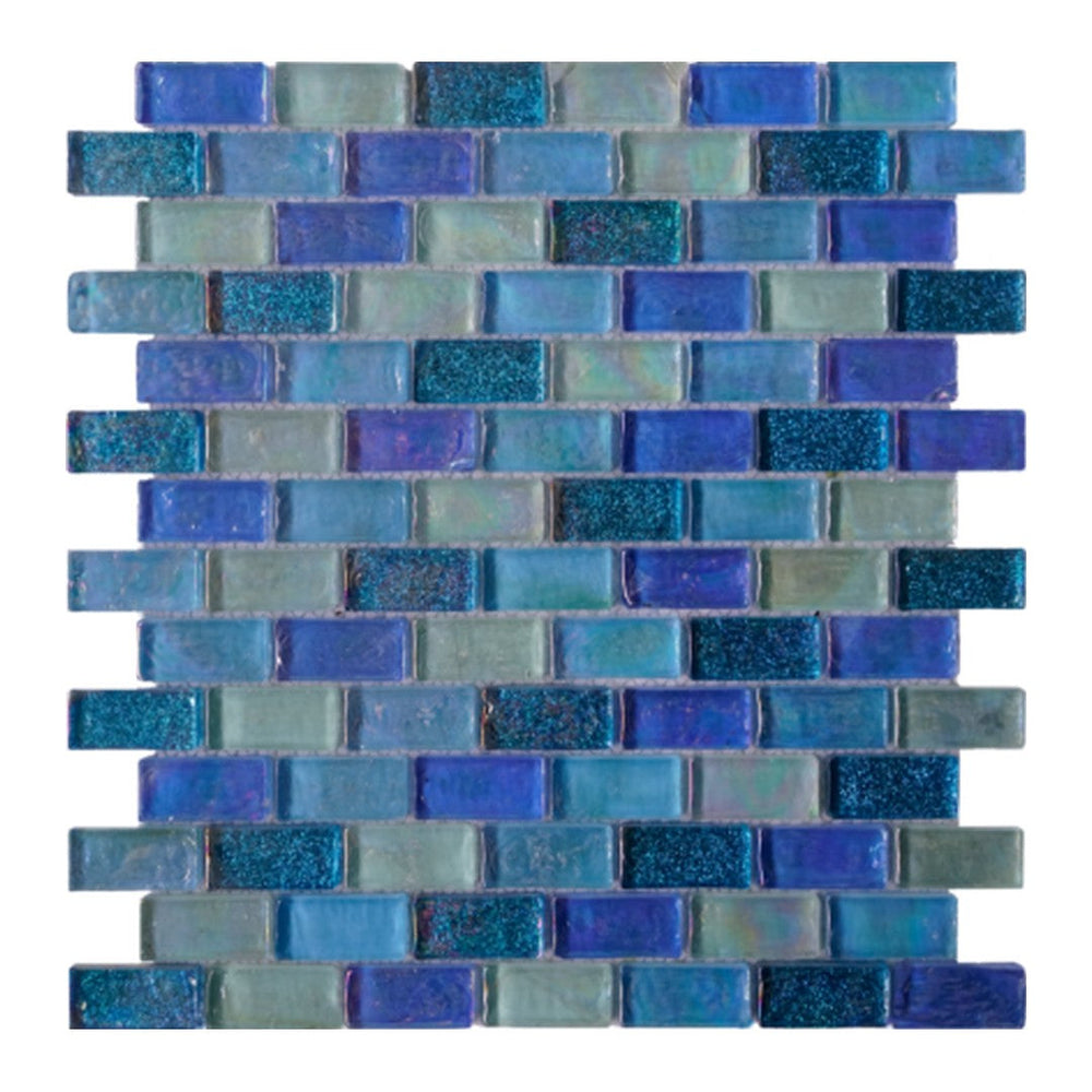 Keystone 12" x 12" Luster Glass 1x2" Mosaic