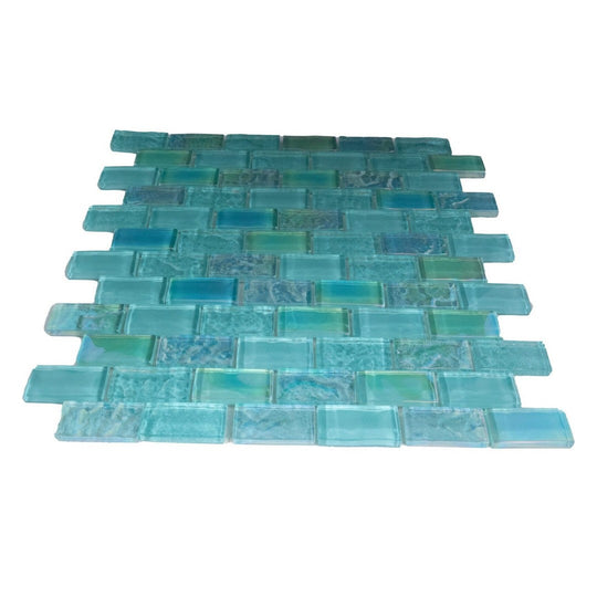 Keystone 12" x 12" North Glass Mosaic-Fondo