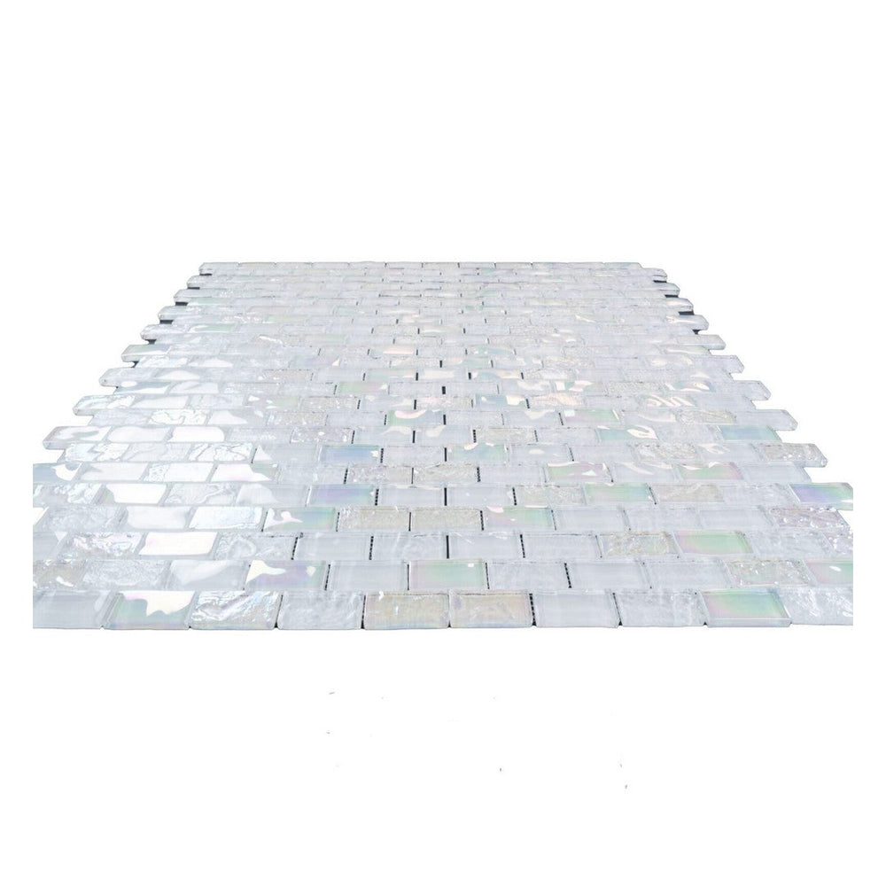 Keystone 12" x 12" North Glass 1x2" Mosaic-Ribolla