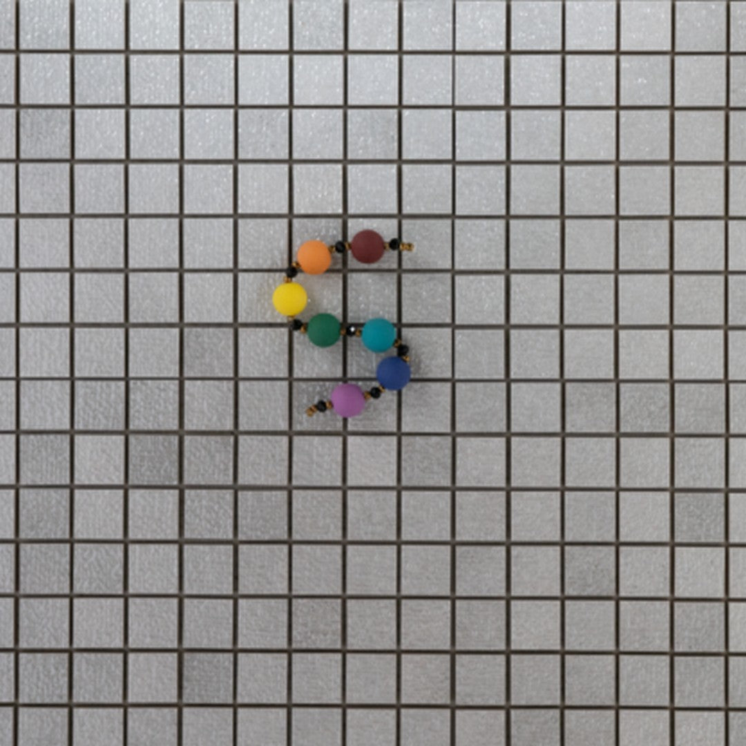 Keystone 12" x 12" Diva Glossy Porcelain Mosaic-Ice