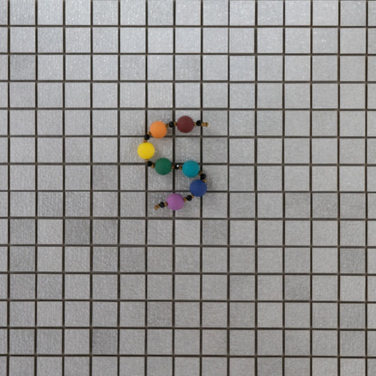 Keystone 12" x 12" Diva Glossy Porcelain Mosaic-Ice