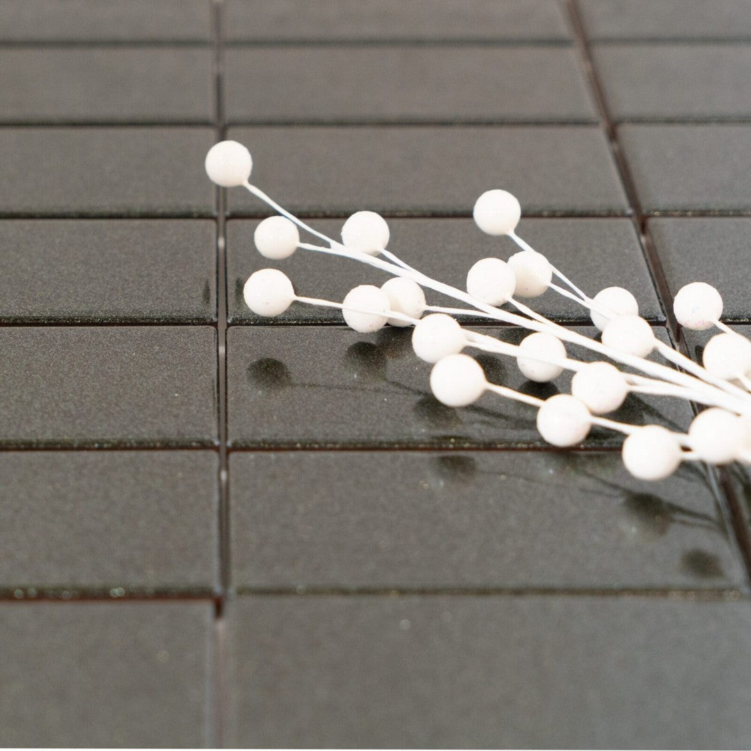 Keystone 12" x 12" Metallica Matte Porcelain Mosaic-Riflessi