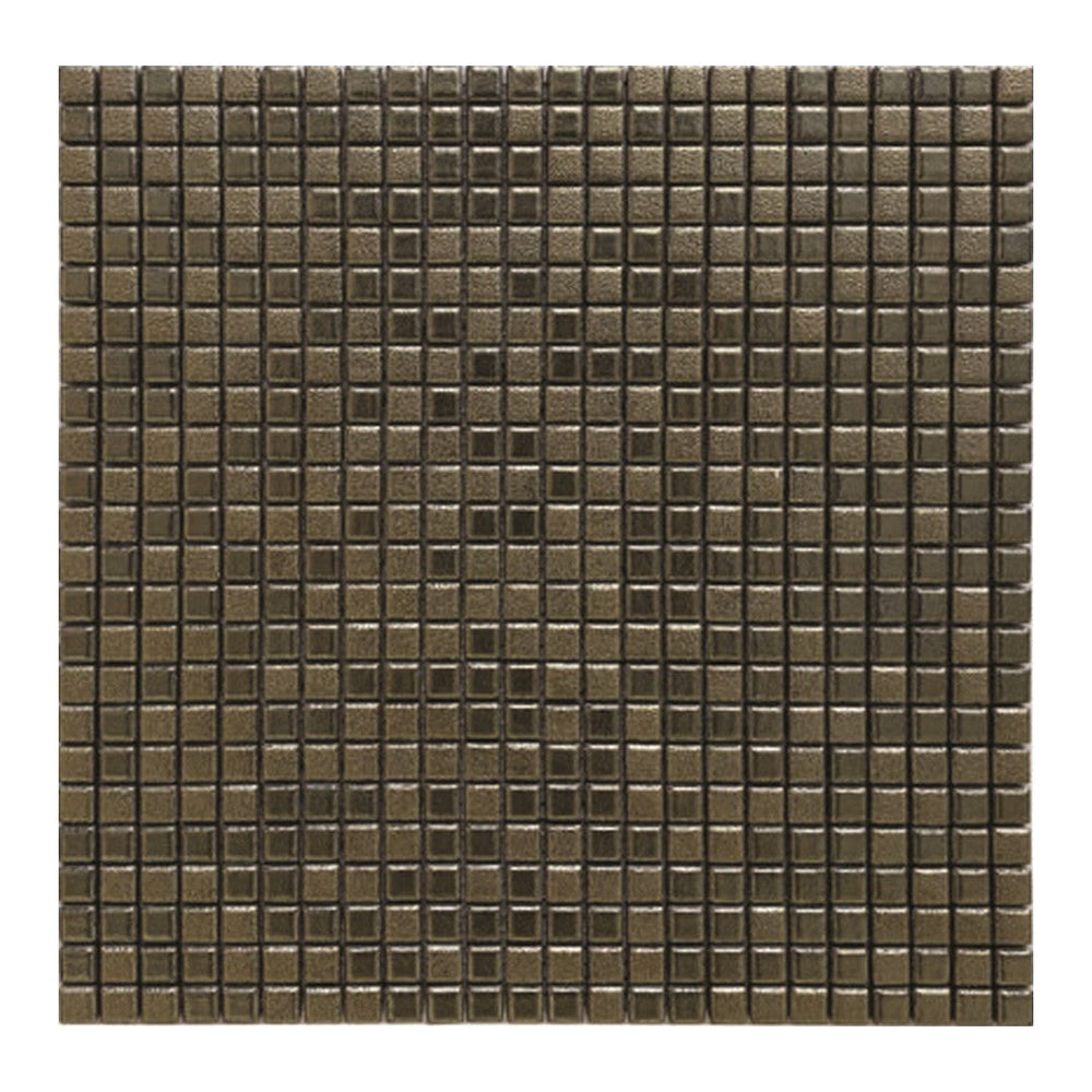 Keystone 12" x 12" Mix Neutral Matte Porcelain Metal Mosaic