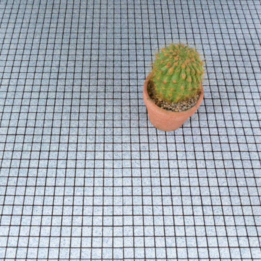 Keystone 12" x 12" Denim Matte Porcelain Mosaic-Avio 15