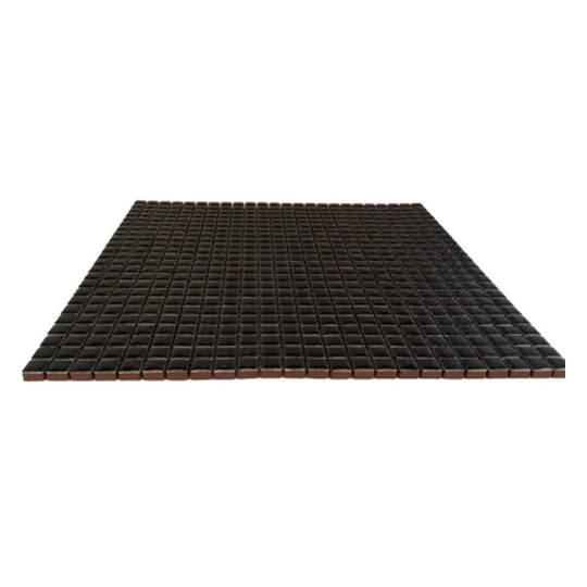 Keystone 12" x 12" Diva Glossy Porcelain Mosaic-Black