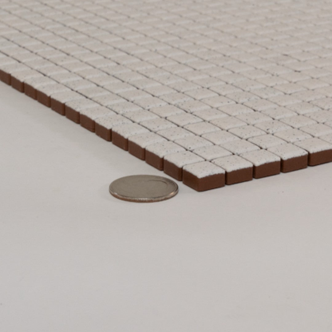 Keystone 12" x 12" Open Space Antislip Porcelain Mosaic-Calcite