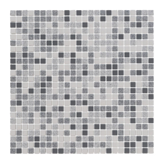 Keystone 12" x 12" Denim Matte Porcelain Mosaic