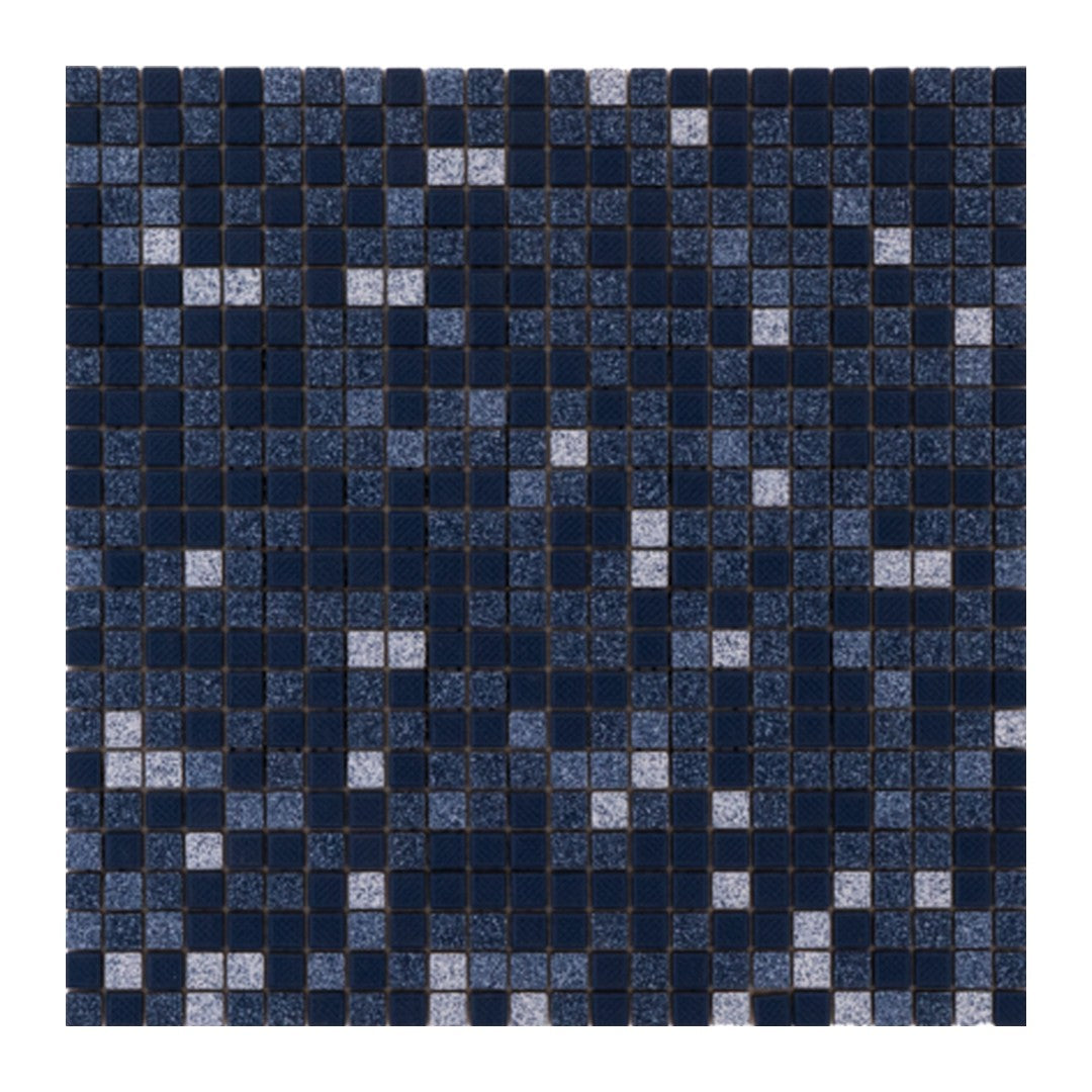 Keystone 12" x 12" Denim Matte Porcelain Mosaic