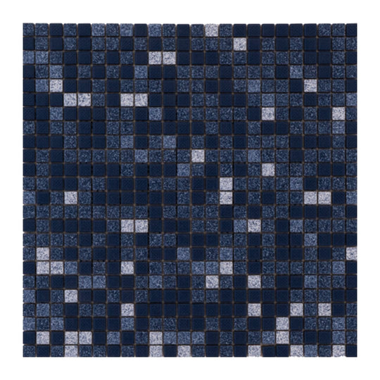 Keystone 12" x 12" Denim Matte Porcelain Mosaic
