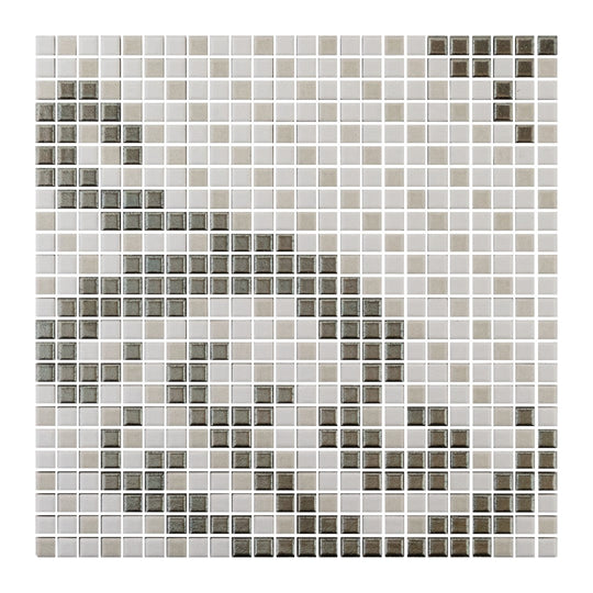 Keystone 12" x 12" Tessuti Matte Porcelain Mosaic
