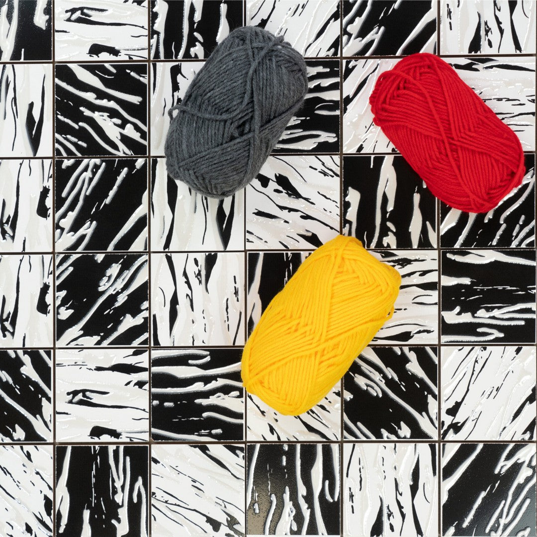 Keystone 12" x 12" Luxury Glossy Porcelain Mosaic-Luxury