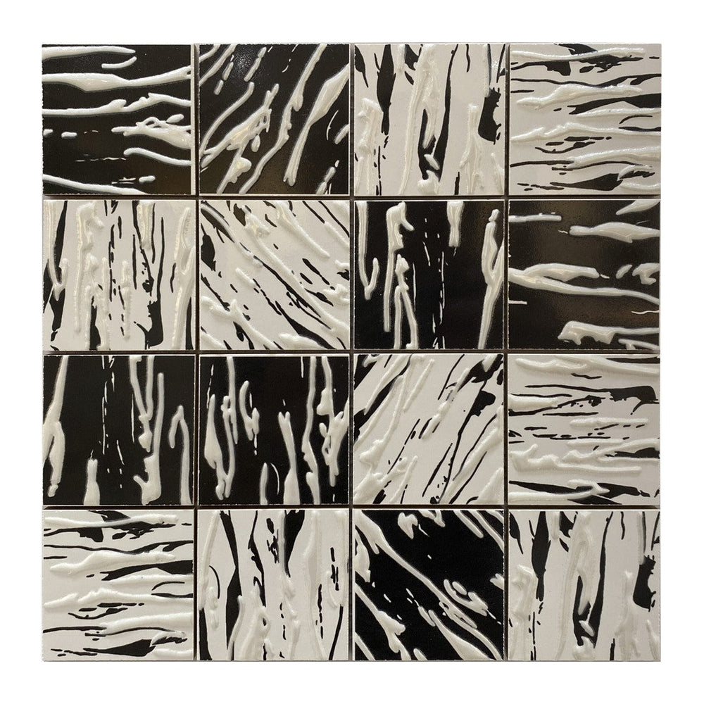 Keystone 12" x 12" Luxury Glossy Porcelain Mosaic