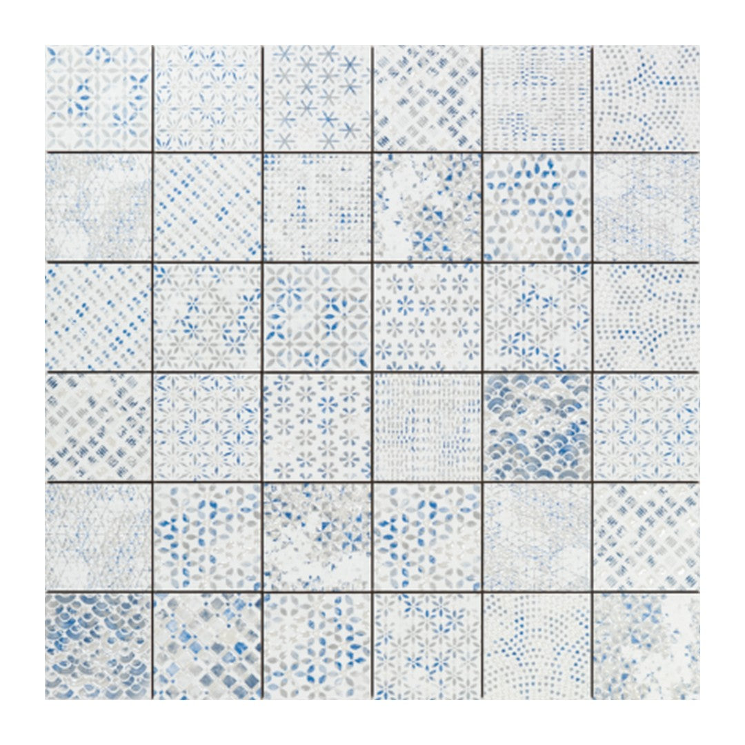 Keystone 12" x 12" Casa Glossy Porcelain Mosaic