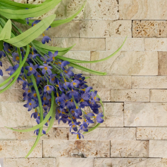 Keystone 7" x 12" Tiramisu Split Face Natural Stone Panel Mosaic-Tiramisu