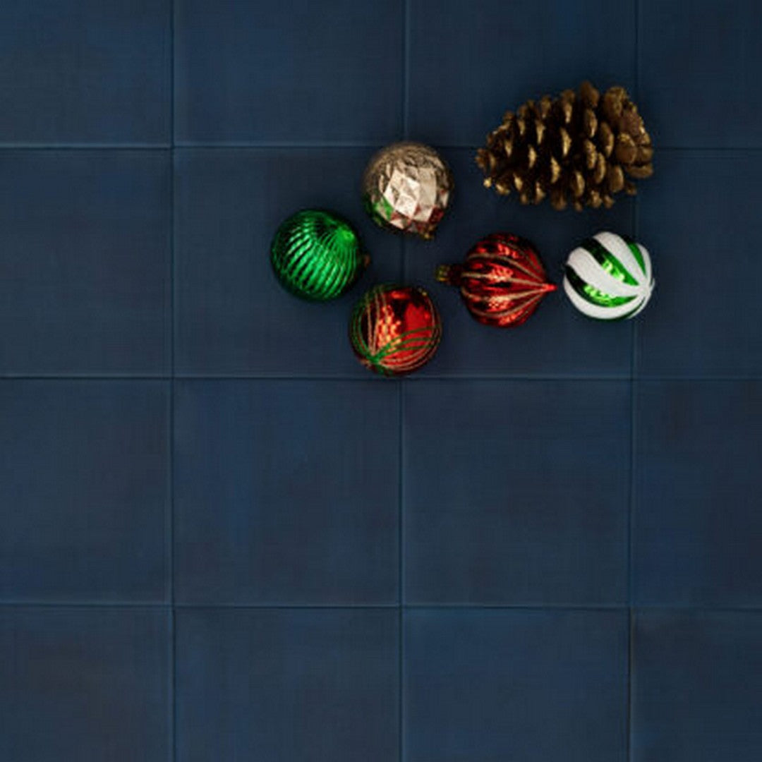 Keystone 6" x 6" Aquarel Matte Porcelain Pool Tile-Navy Blue