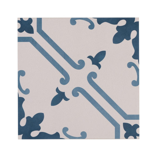 Keystone 6" x 6" Aquarel Deco Matte Porcelain Pool Tile