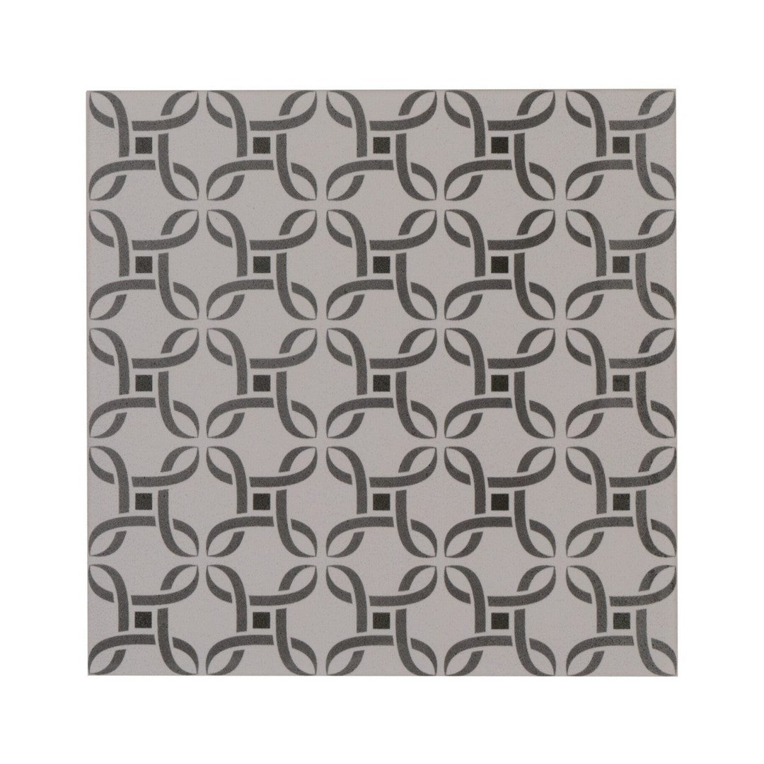 Keystone 6" x 6" Aquarel Deco Matte Porcelain Pool Tile