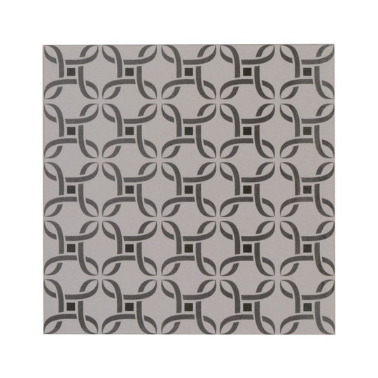 Keystone 6" x 6" Aquarel Deco Matte Porcelain Pool Tile