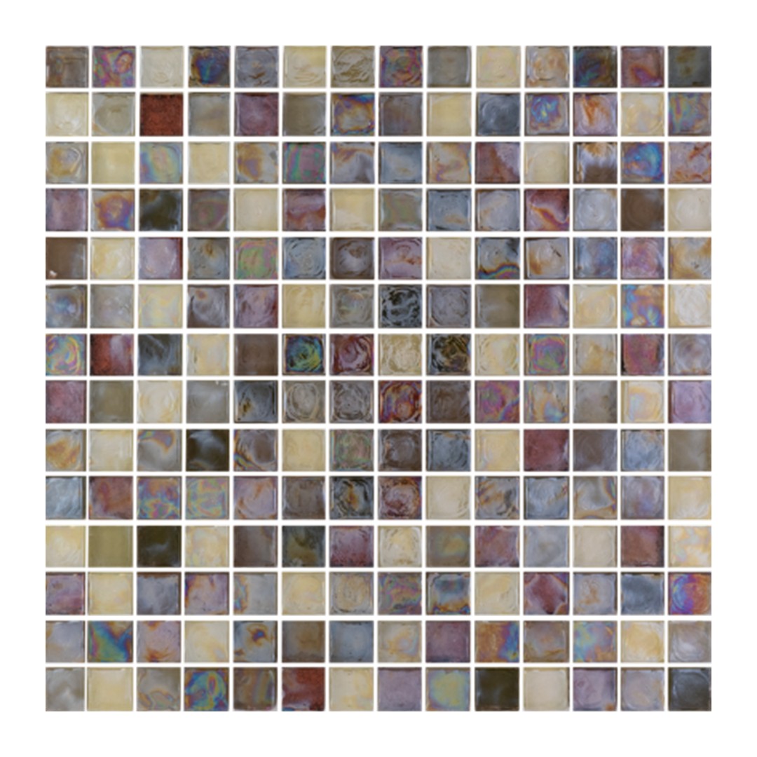 Keystone 12" x 12" Luster Glass 1" Mosaic