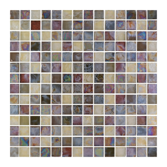 Keystone 12" x 12" Luster Glass 1" Mosaic