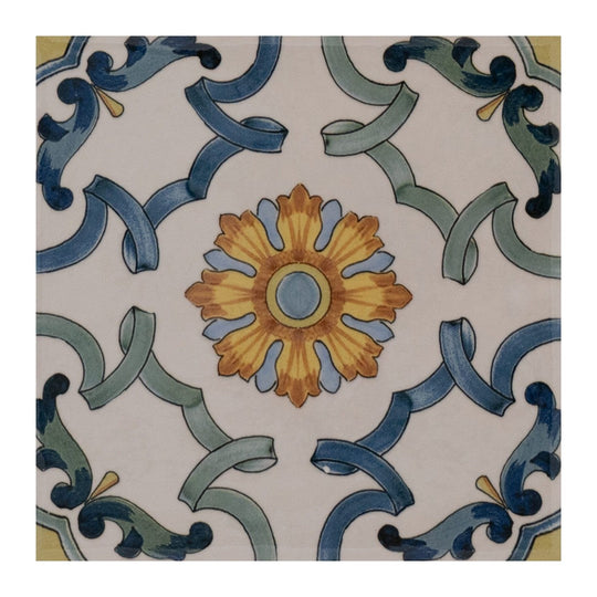 Keystone 6" x 6" Maiolica Glossy Porcelain Pool Tile
