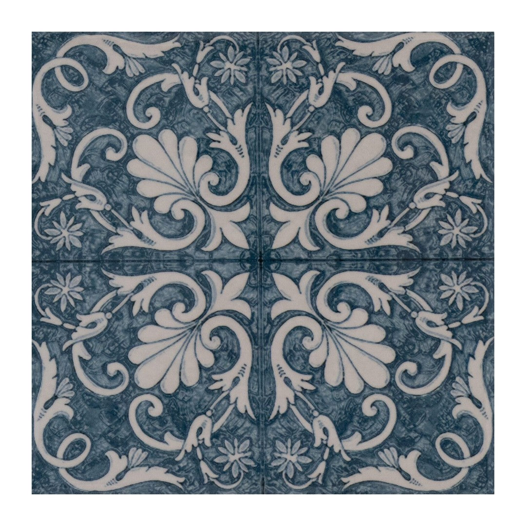 Keystone 6" x 6" Maiolica Glossy Porcelain Pool Tile