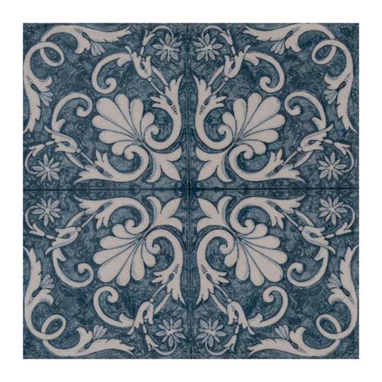 Keystone 6" x 6" Maiolica Glossy Porcelain Pool Tile