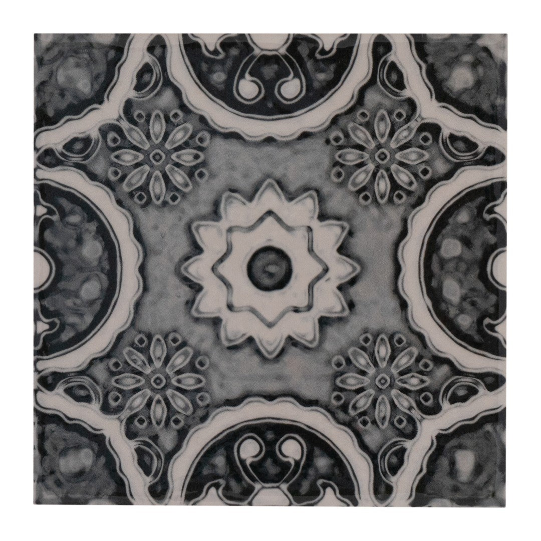 Keystone 6" x 6" Maiolica Glossy Porcelain Pool Tile