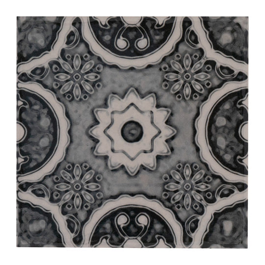 Keystone 6" x 6" Maiolica Glossy Porcelain Pool Tile