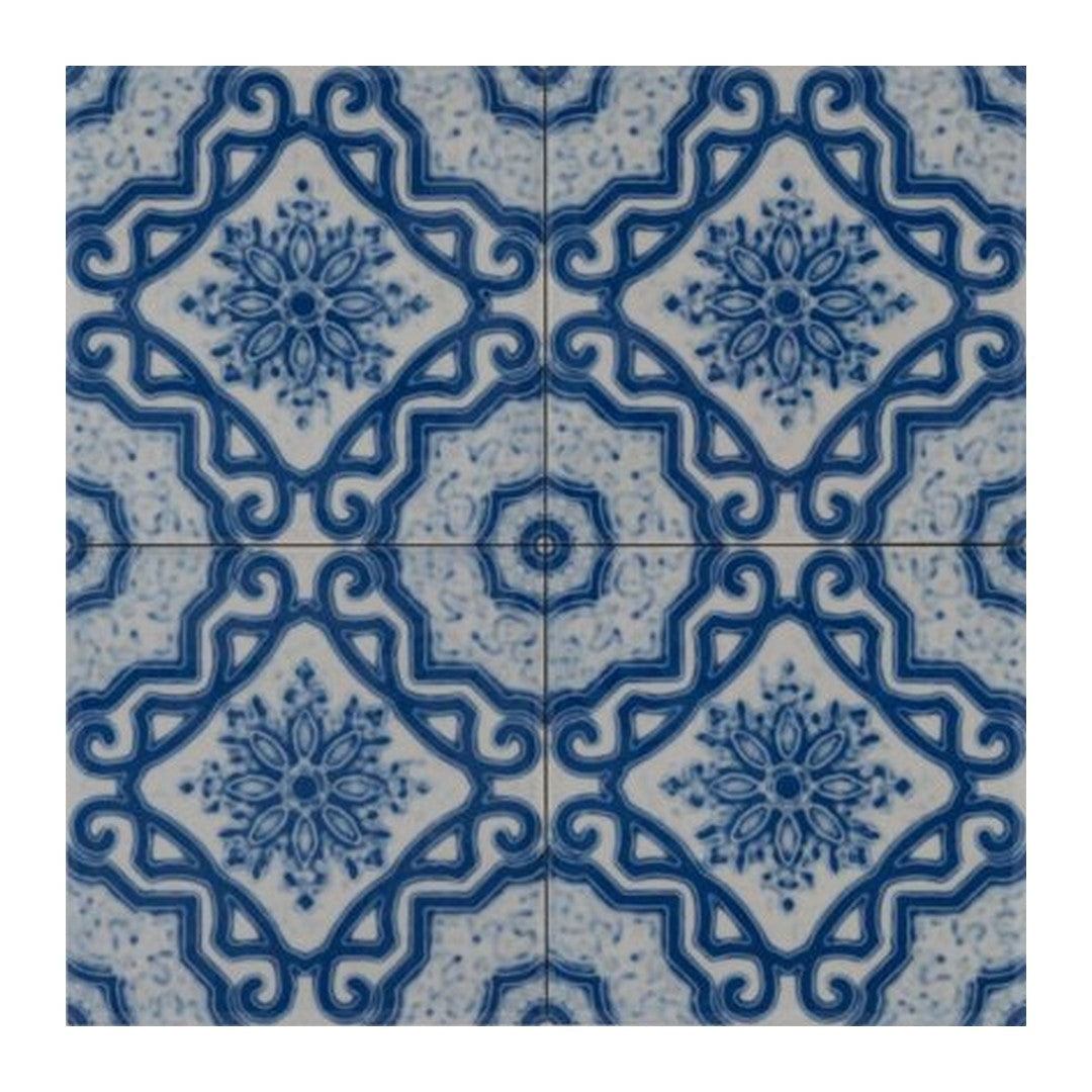Keystone 6" x 6" Maiolica Glossy Porcelain Pool Tile