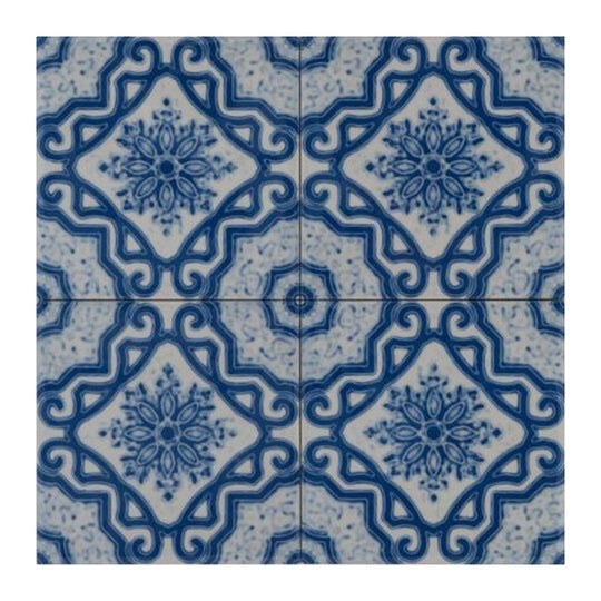 Keystone 6" x 6" Maiolica Glossy Porcelain Pool Tile