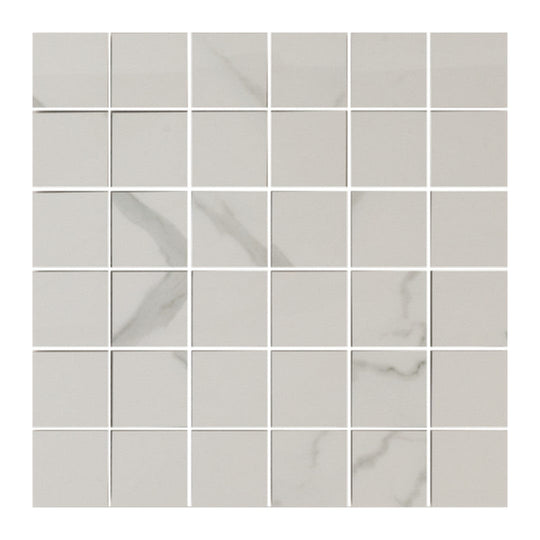 Keystone 12" x 12" Marble Statuario Polished Porcelain Mosaic