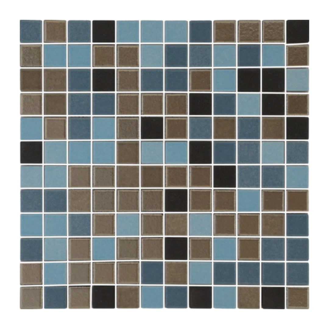 Keystone 12" x 12" Mix Color Matte Porcelain Mosaic