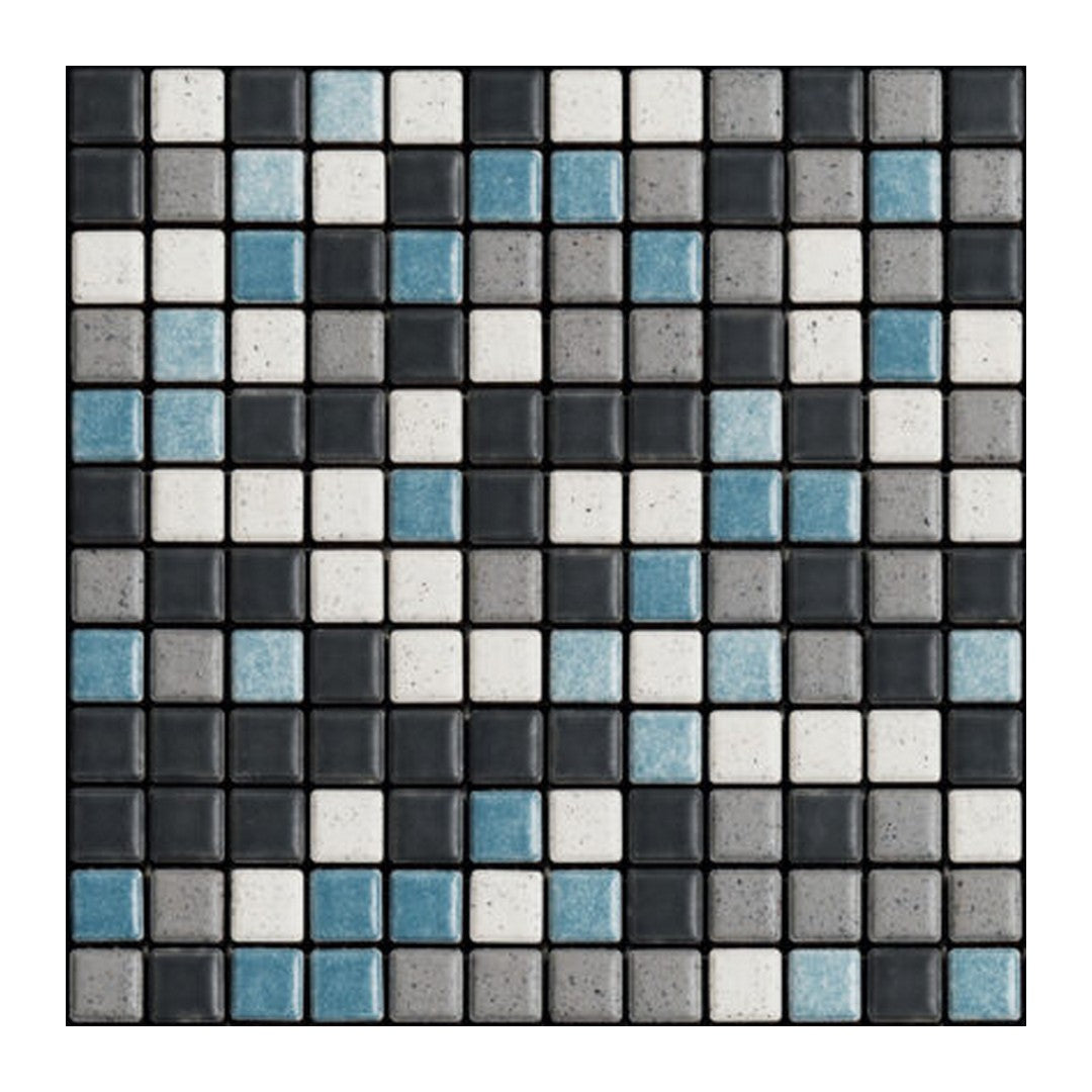 Keystone 12" x 12" Mix Color Matte Porcelain Mosaic