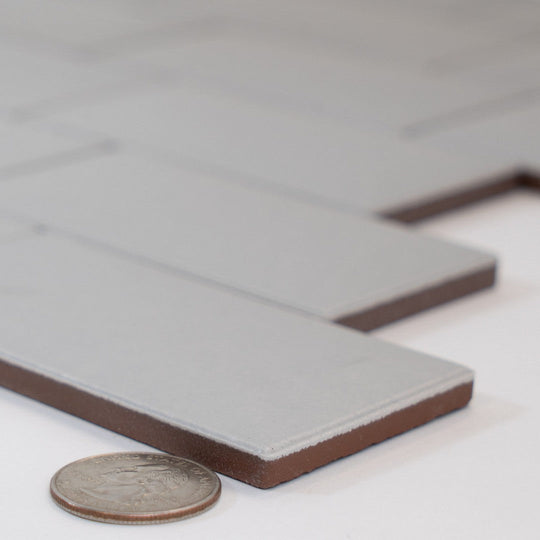 Keystone 12" x 12" Libra Matte Porcelain Wall Mosaic-Grey