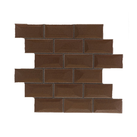 Keystone 12" x 12" Libra Polished Porcelain Wall Mosaic