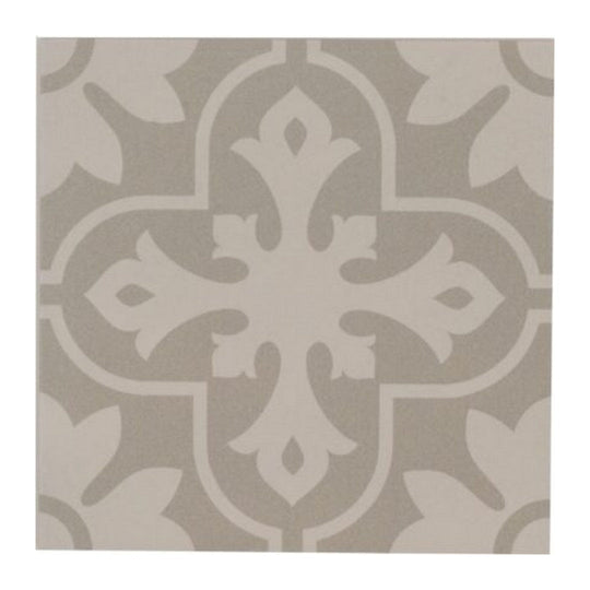 Keystone 8" x 8" More Decor Matte Porcelain Deco Tile