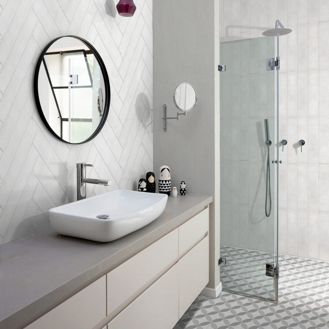 Keystone 8" x 8" More Decor Matte Porcelain Deco Tile-More Décor 2